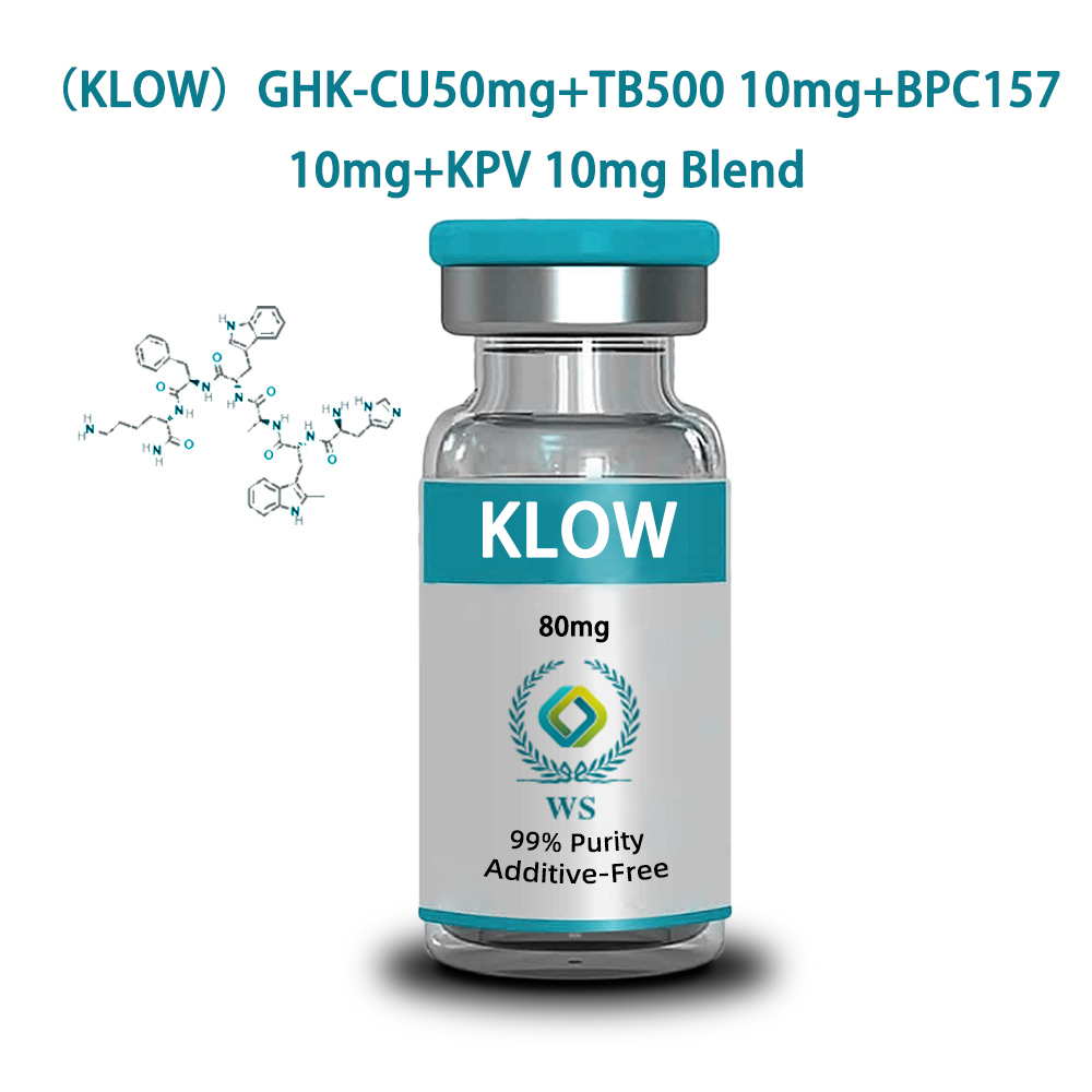 （KLOW）GHK-CU 50mg+TB500 10mg+BPC157 10mg+KPV 10mg Blend